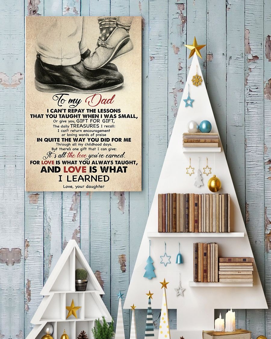To My Dad Poster-A Loves Gift