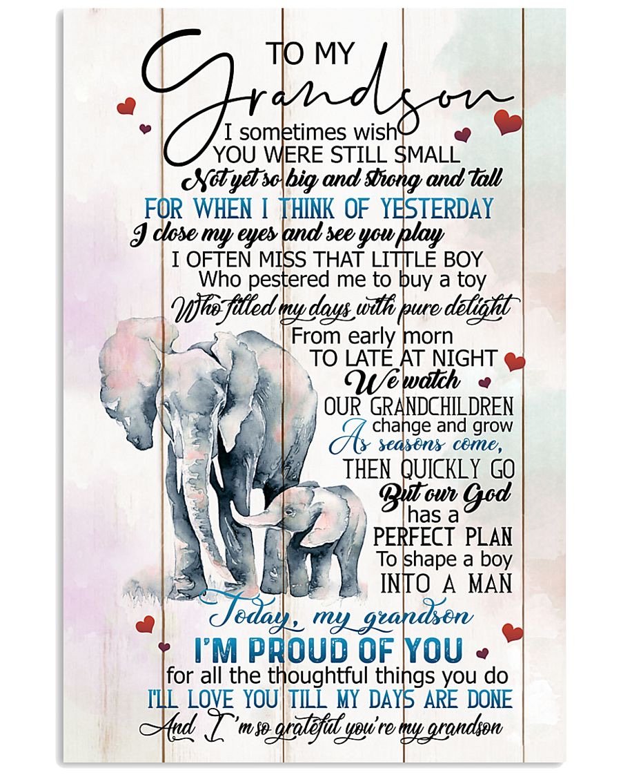 To My Grandson Poster-A Loves Gift