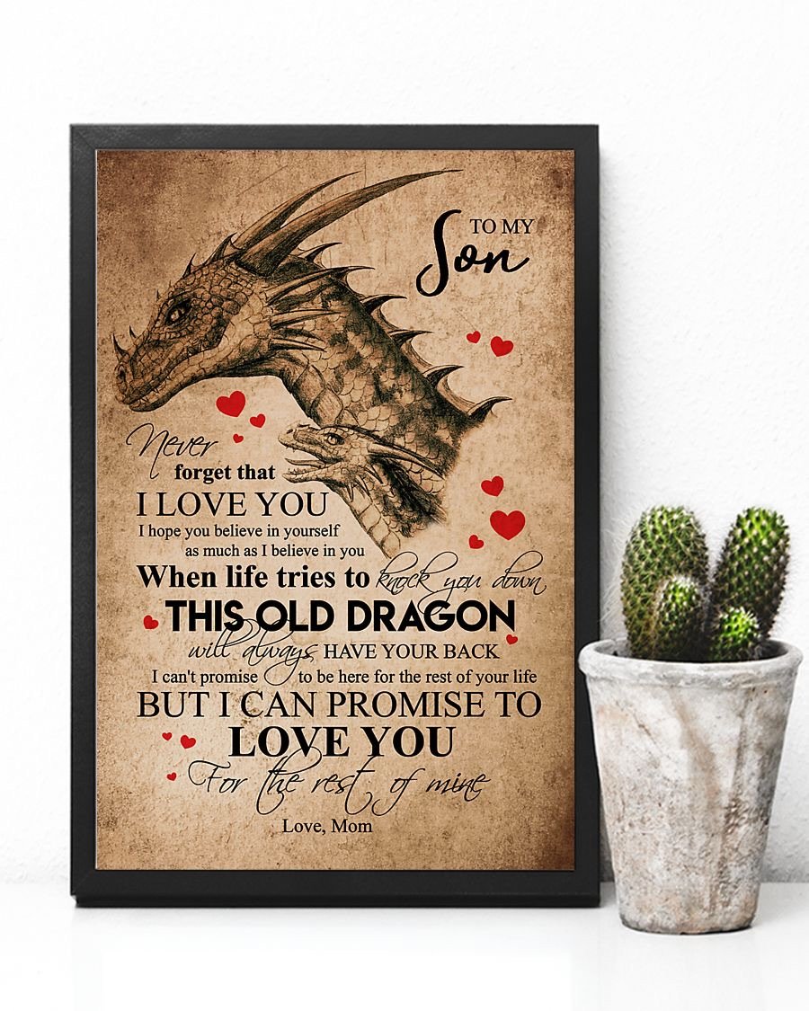 To My Son Poster - Great Gifts For Your Son-A Loves Gift