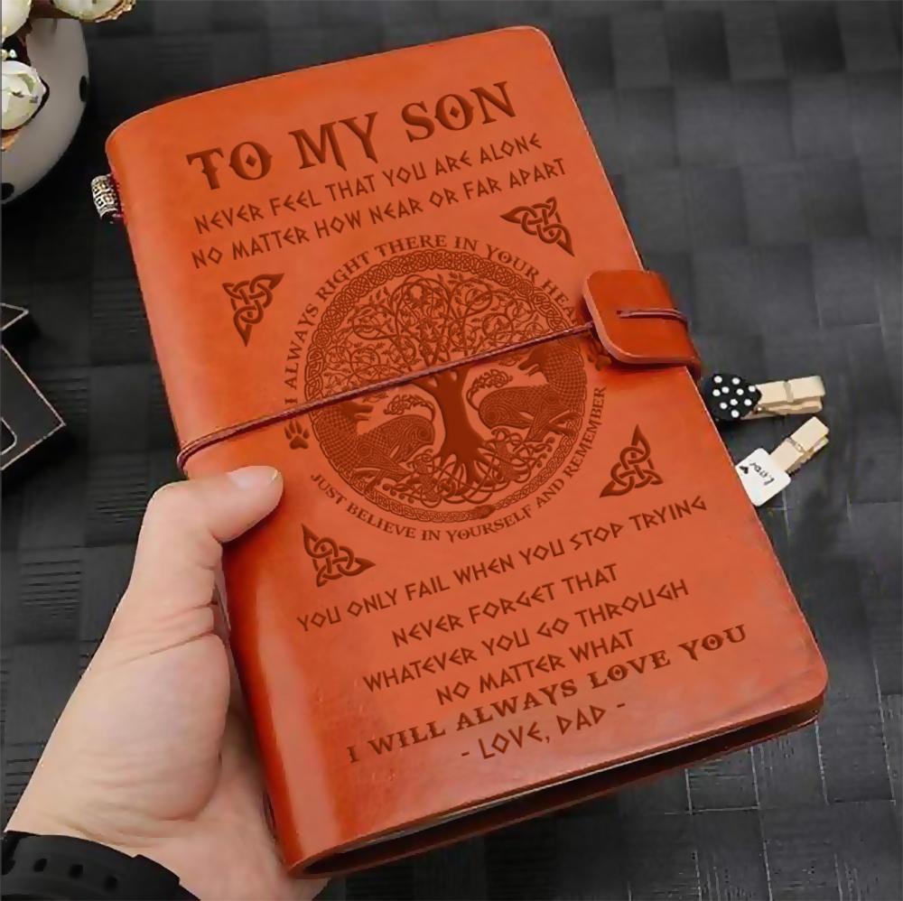 To My Son - Vintage Journal Notebook-A Loves Gift