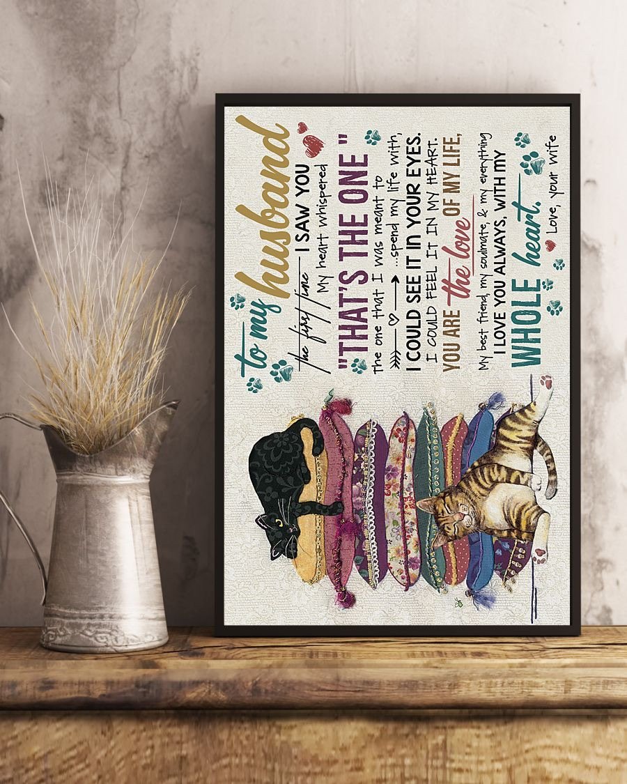 Perfect Gifts For Husband - To My Husband Poster-A Loves Gift