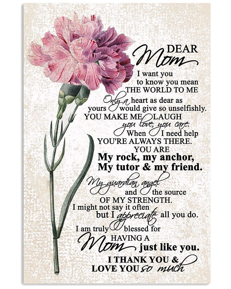 To My Mom Poster-A Loves Gift