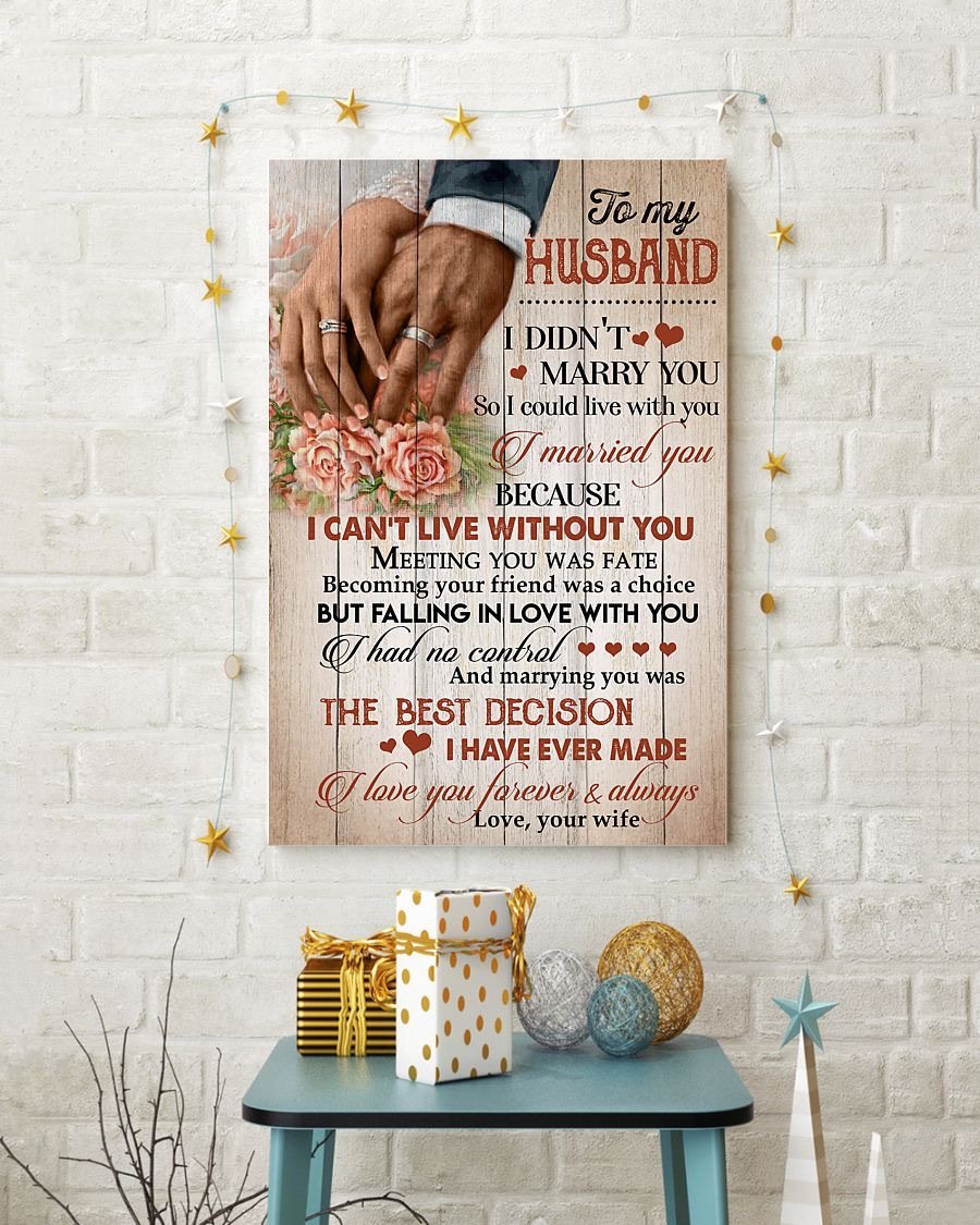 Perfect Gifts For Husband - To My Husband Poster-A Loves Gift