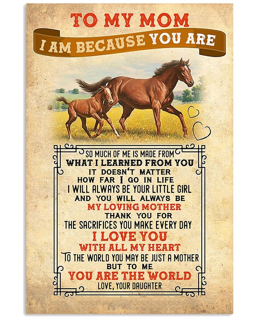 To My Mom Poster-A Loves Gift
