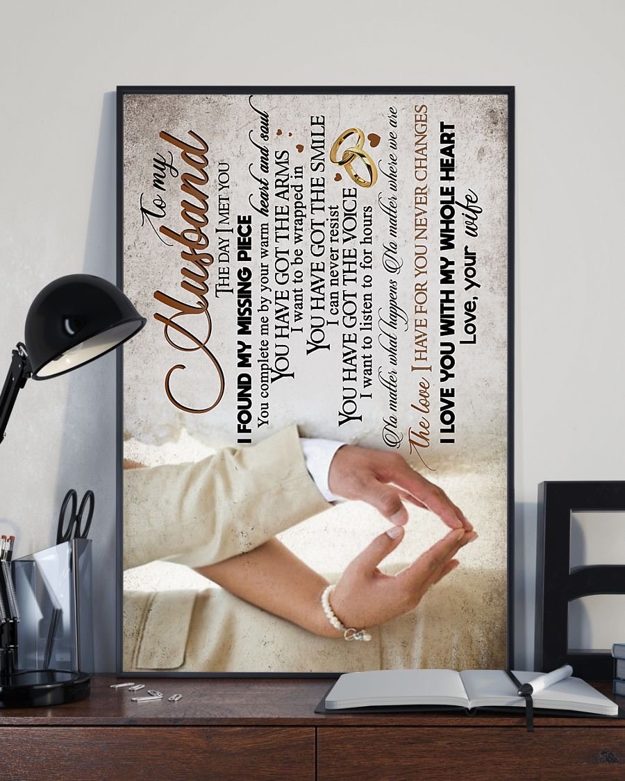 Perfect Gifts For Husband - To My Husband Poster-A Loves Gift