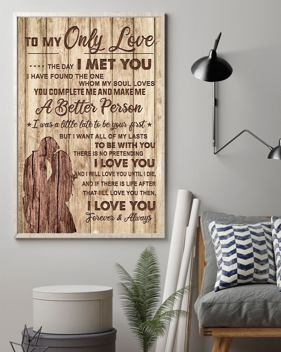 Perfect Gifts For Husband - To My Husband Poster-A Loves Gift