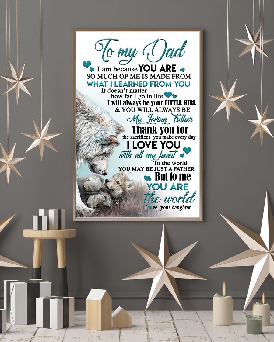 To My Dad Poster-A Loves Gift