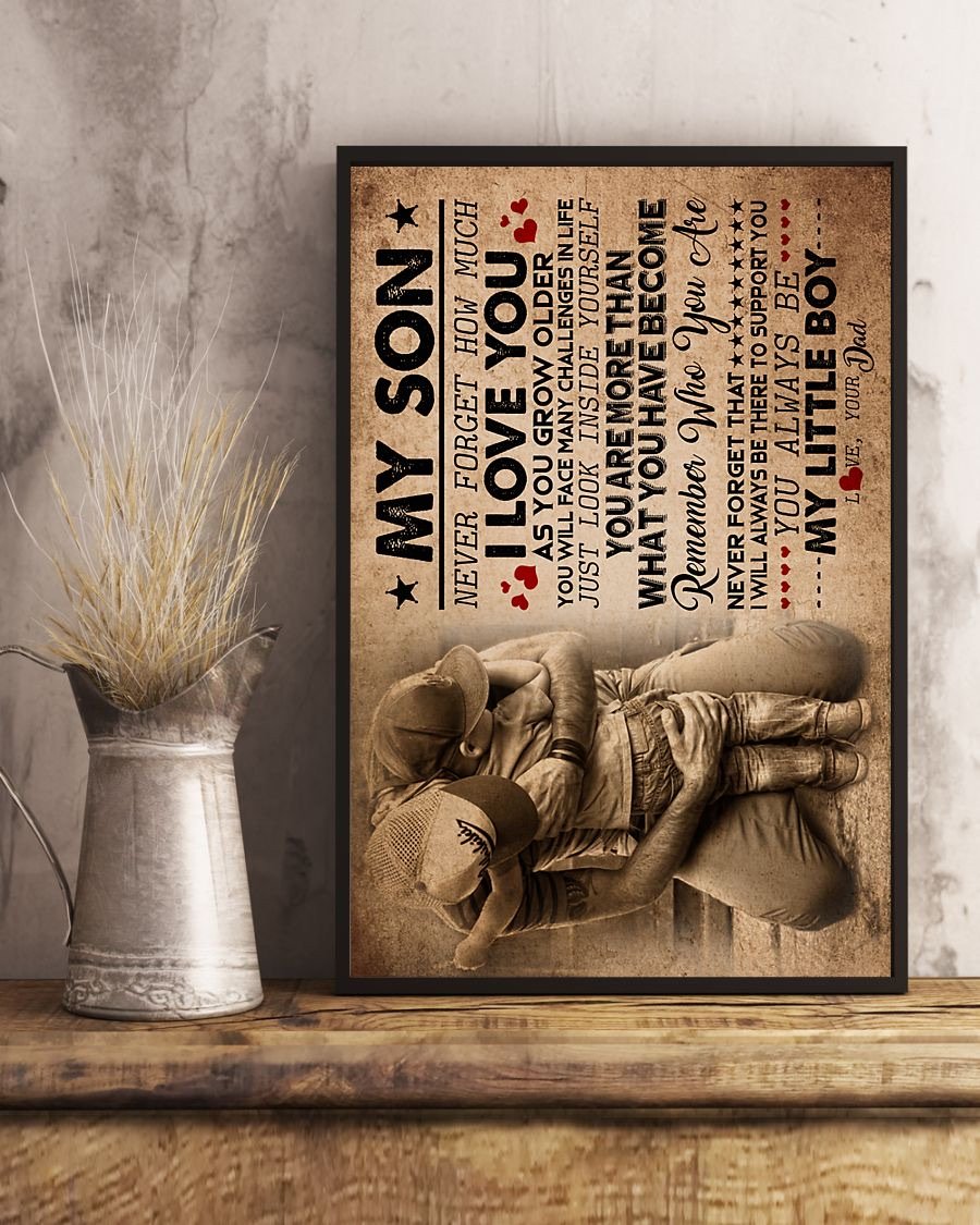 To My Son Poster - Great Gifts For Your Son-A Loves Gift