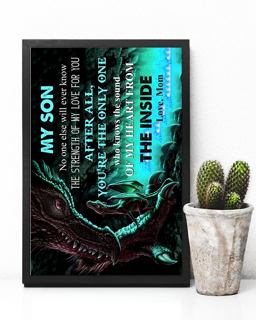 To My Son Poster - Great Gifts For Your Son-A Loves Gift