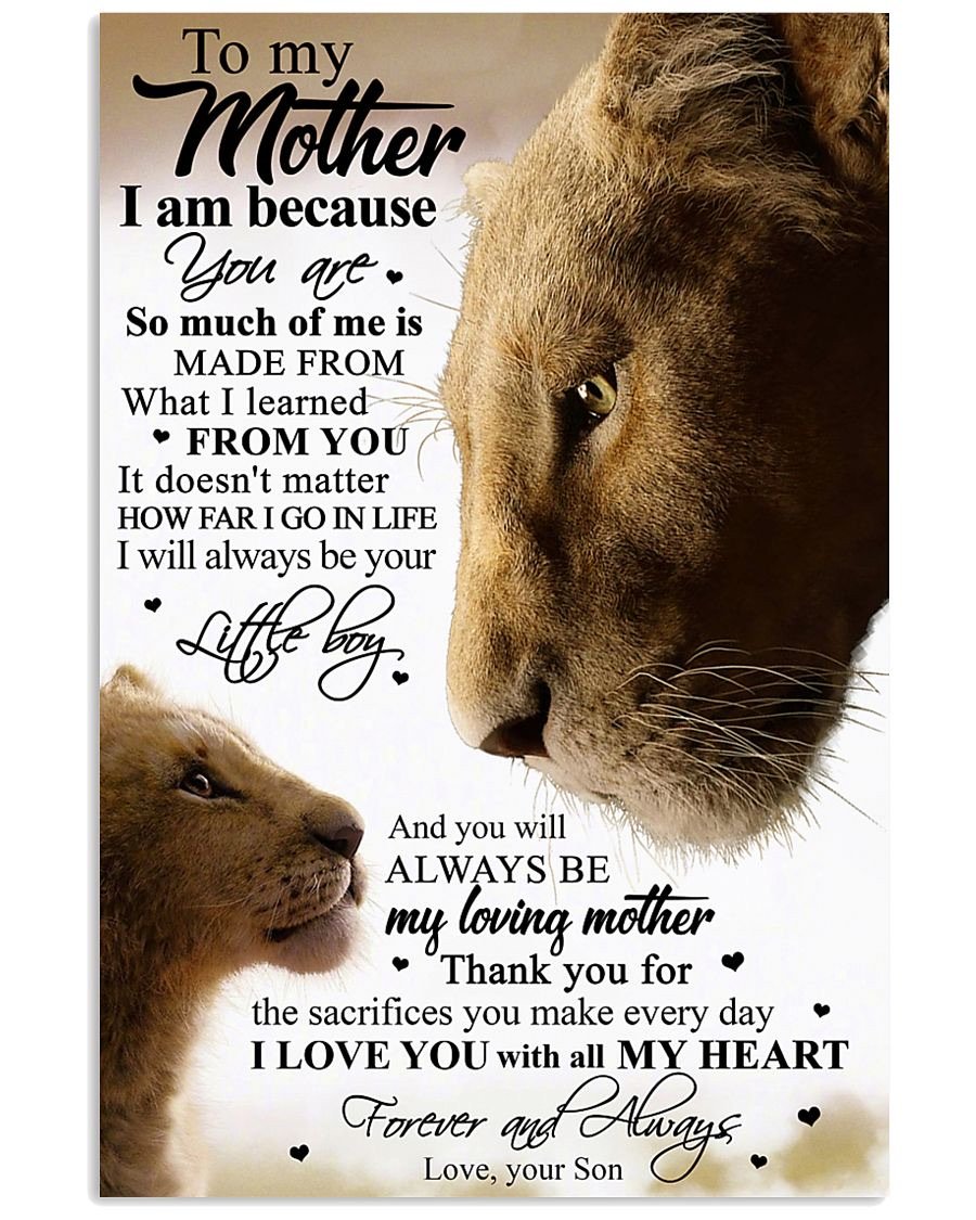 To My Mom Poster-A Loves Gift