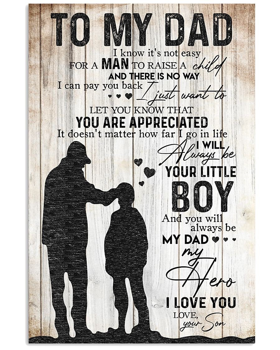 To My Dad Poster-A Loves Gift