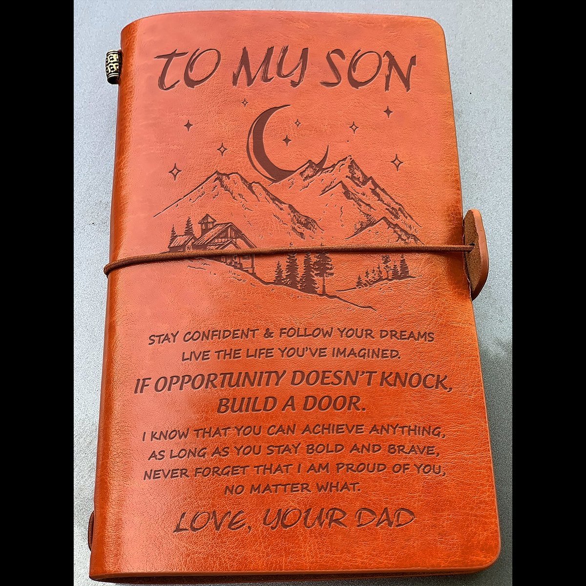 To My Son - Vintage Journal Notebook-A Loves Gift