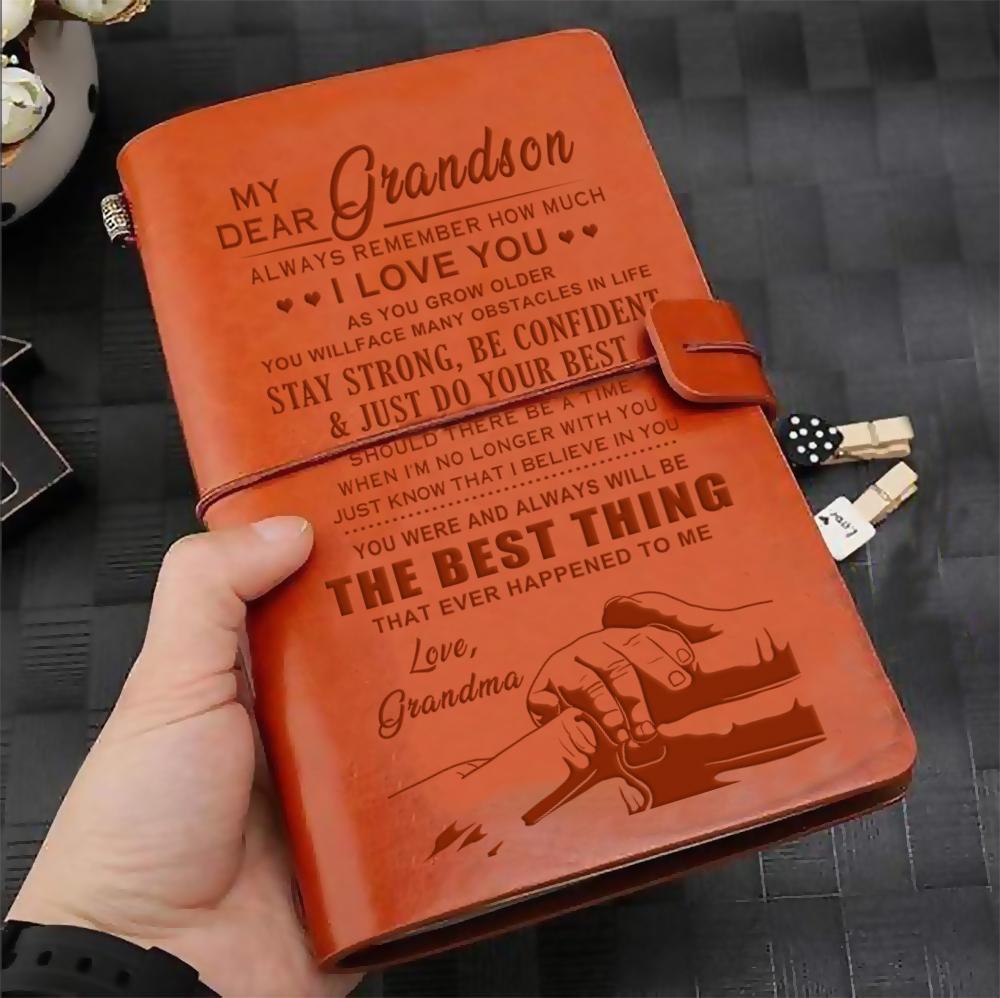 To My Grandson - Vintage Journal Notebook-A Loves Gift