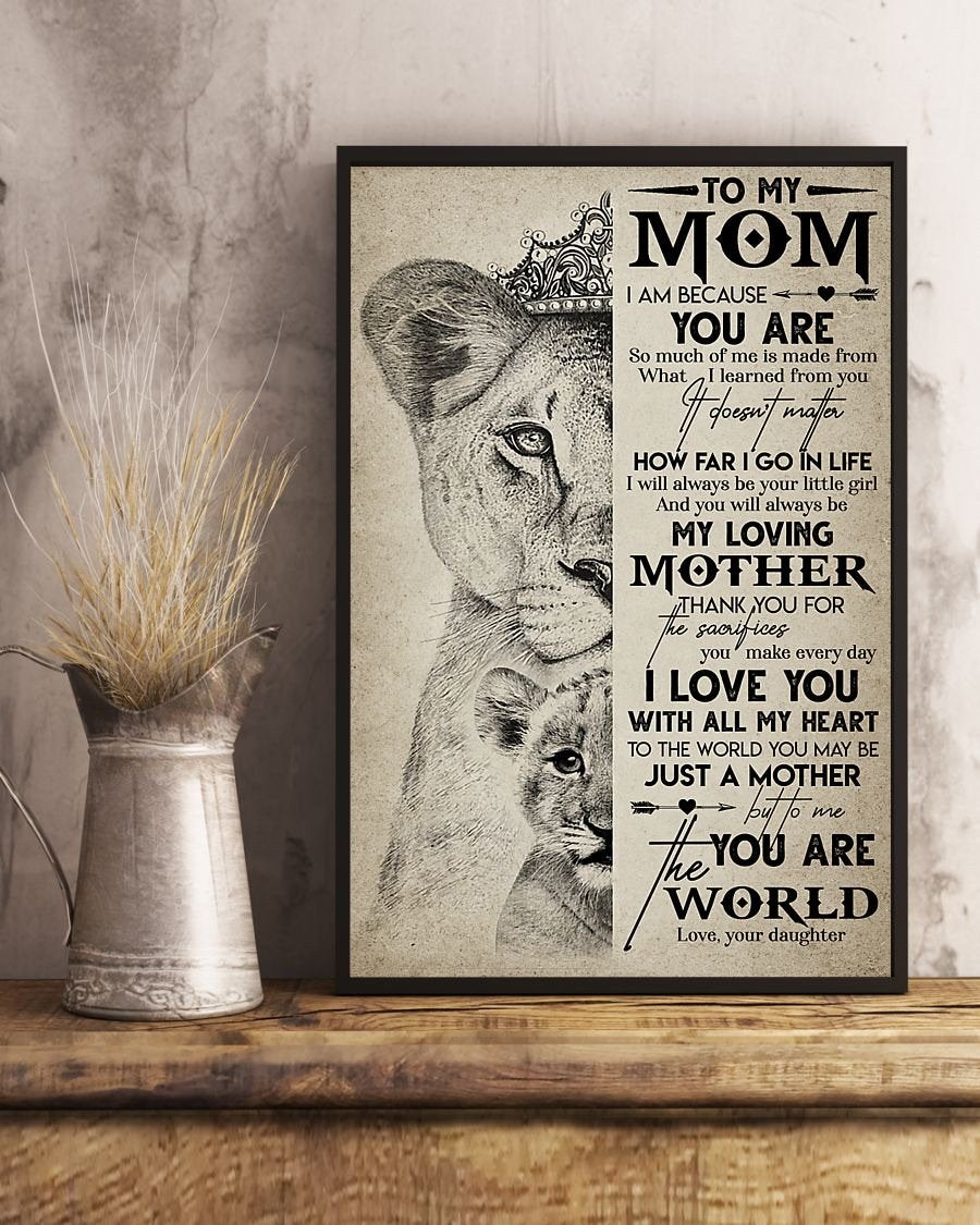 To My Mom Poster-A Loves Gift