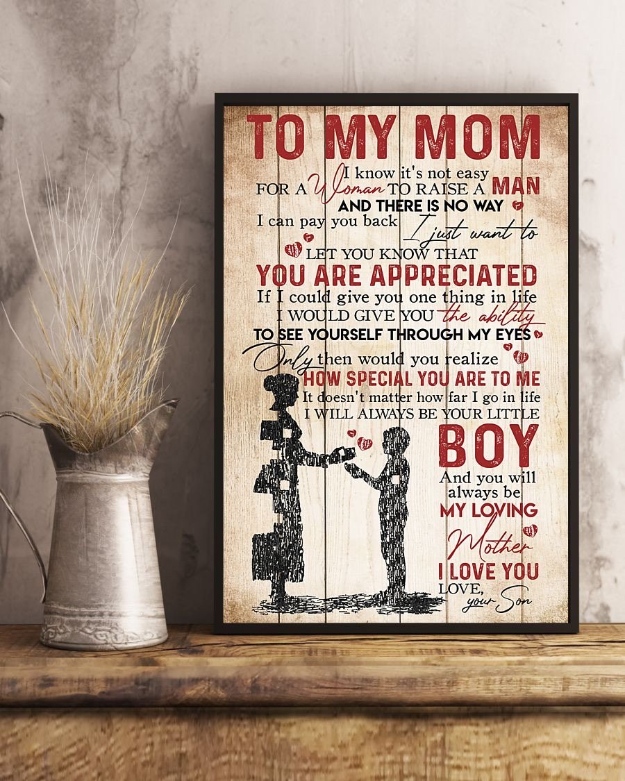 To My Mom Poster-A Loves Gift