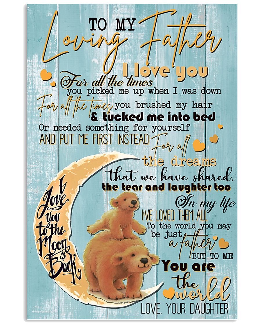To My Dad Poster-A Loves Gift