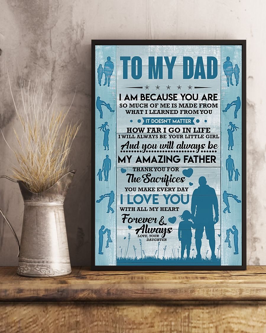 To My Dad Poster-A Loves Gift