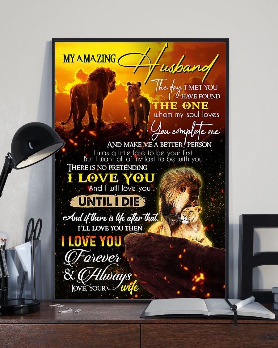 Perfect Gifts For Husband - To My Husband Poster-A Loves Gift