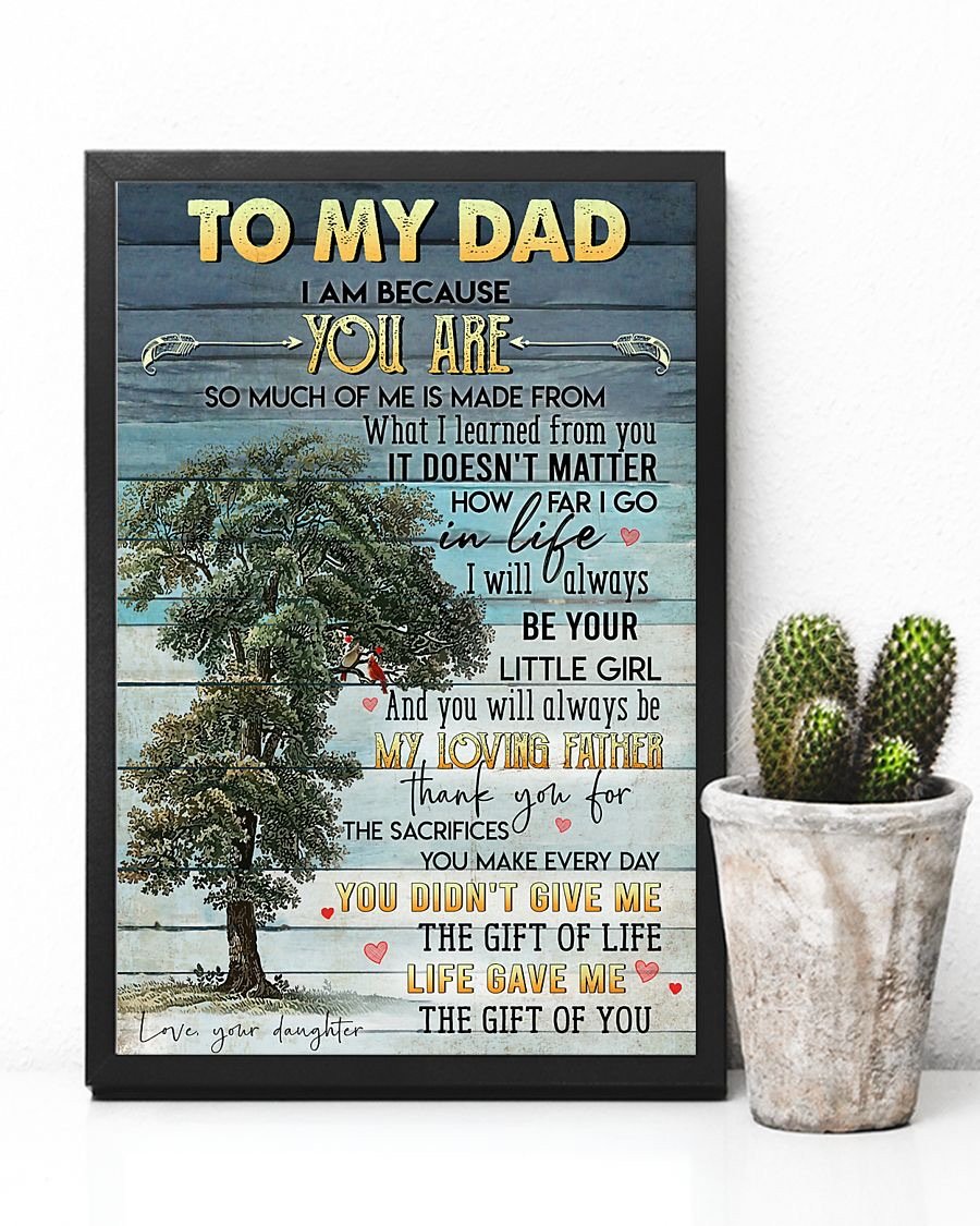To My Dad Poster-A Loves Gift