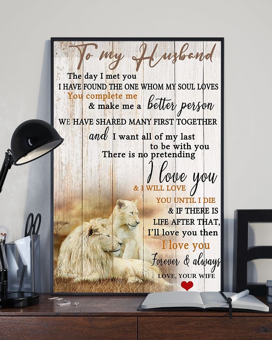 To My Husband  Poster-A Loves Gift