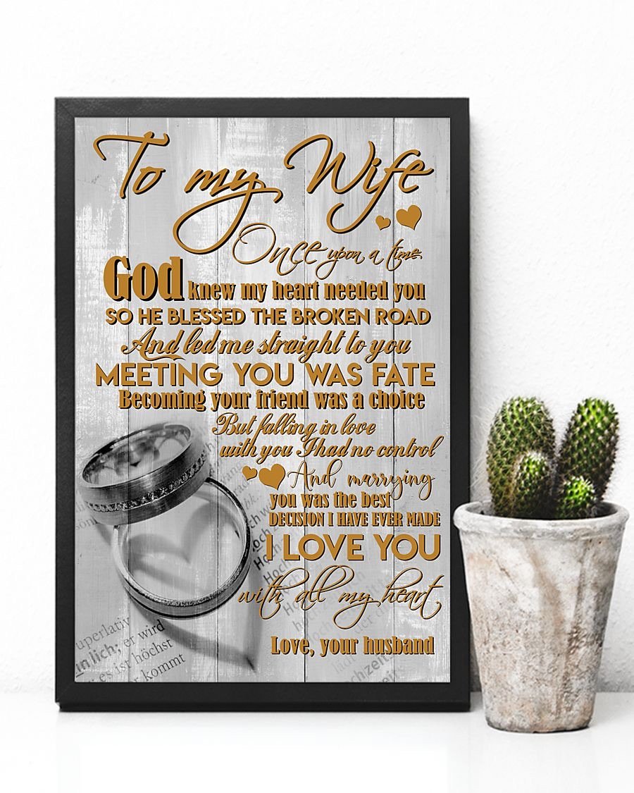 Perfect Gifts For Wife - To My Wife  Poster-A Loves Gift