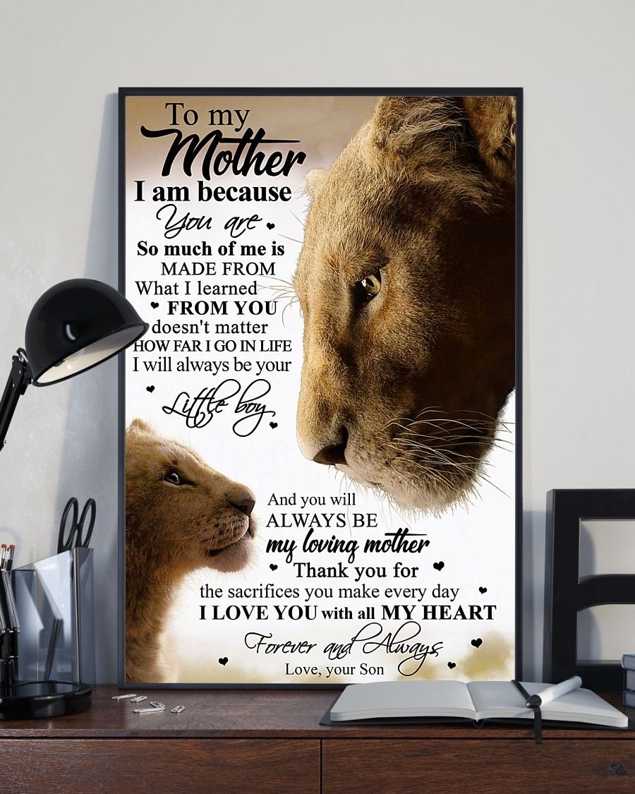 To My Mom Poster-A Loves Gift