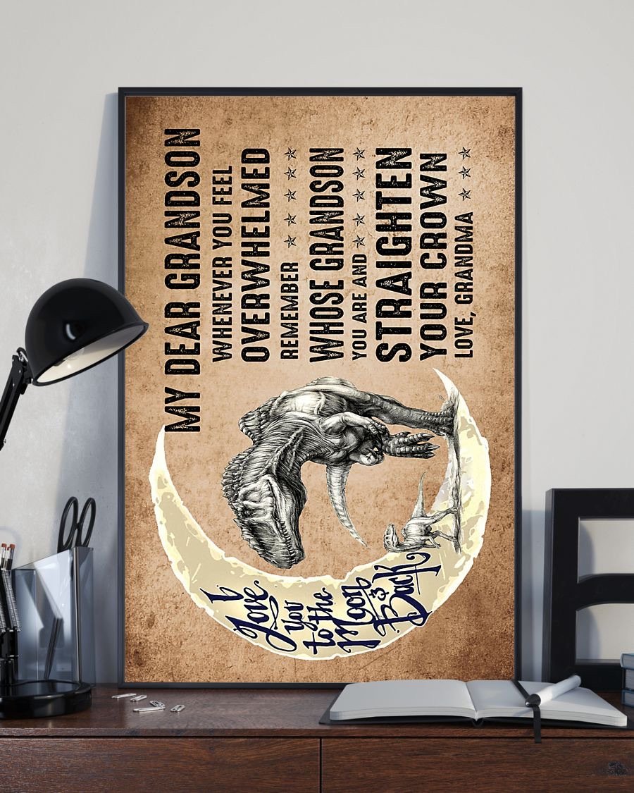 To My Grandson Poster-A Loves Gift