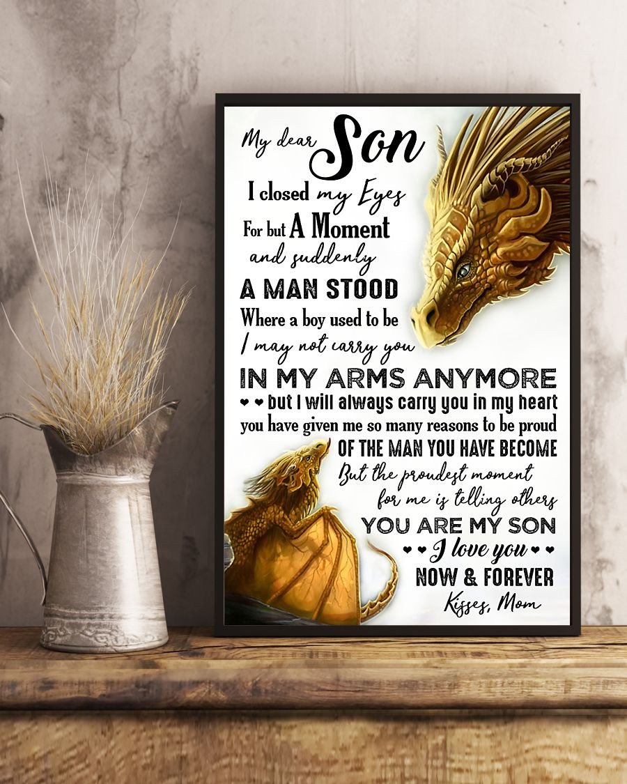 To My Son Poster - Great Gifts For Your Son-A Loves Gift
