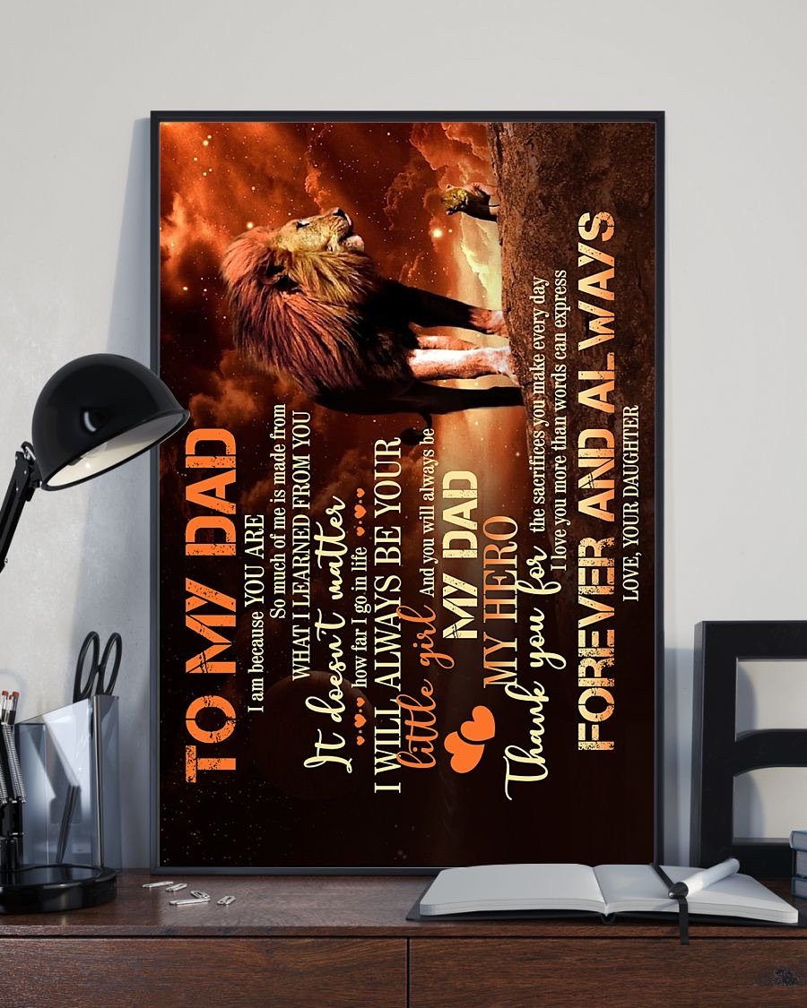 To My Dad Poster-A Loves Gift