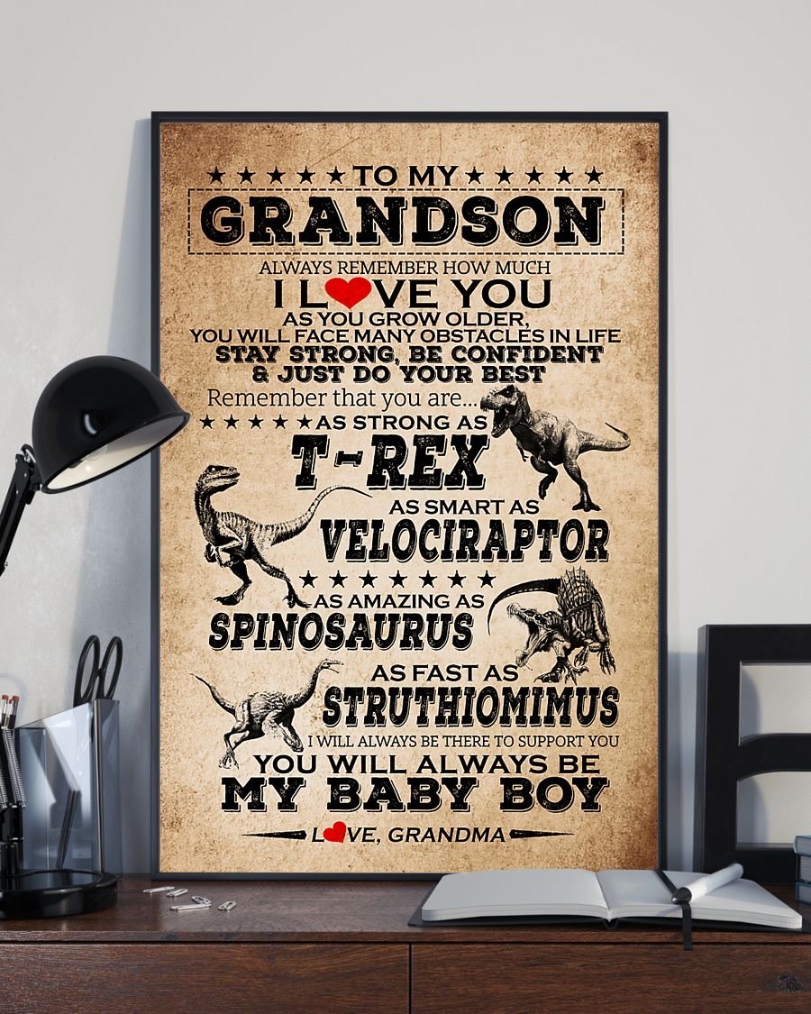 To My Grandson Poster-A Loves Gift