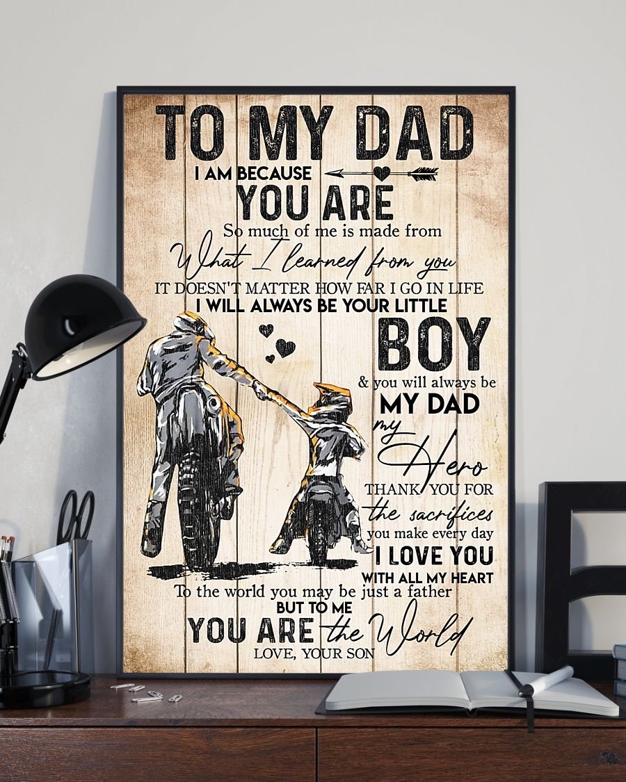 To My Dad Poster-A Loves Gift