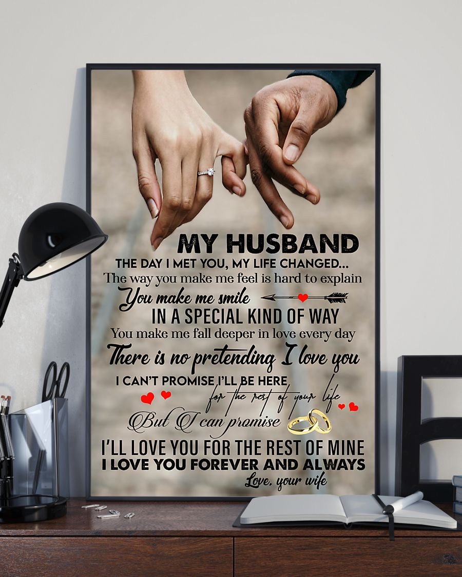Perfect Gifts For Husband - To My Husband Poster-A Loves Gift