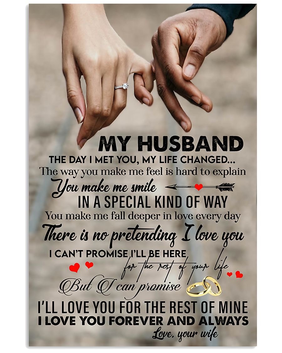 Perfect Gifts For Husband - To My Husband Poster-A Loves Gift