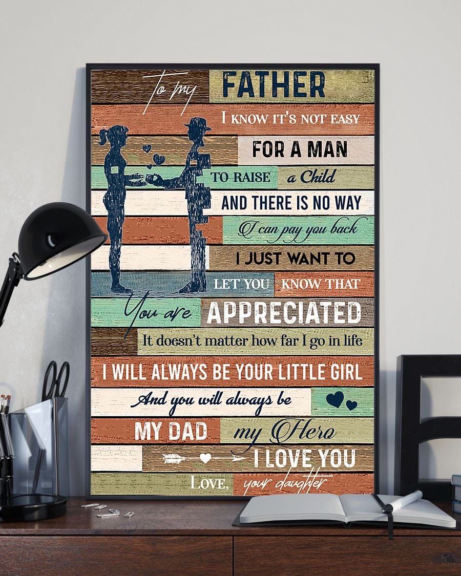To My Dad Poster-A Loves Gift