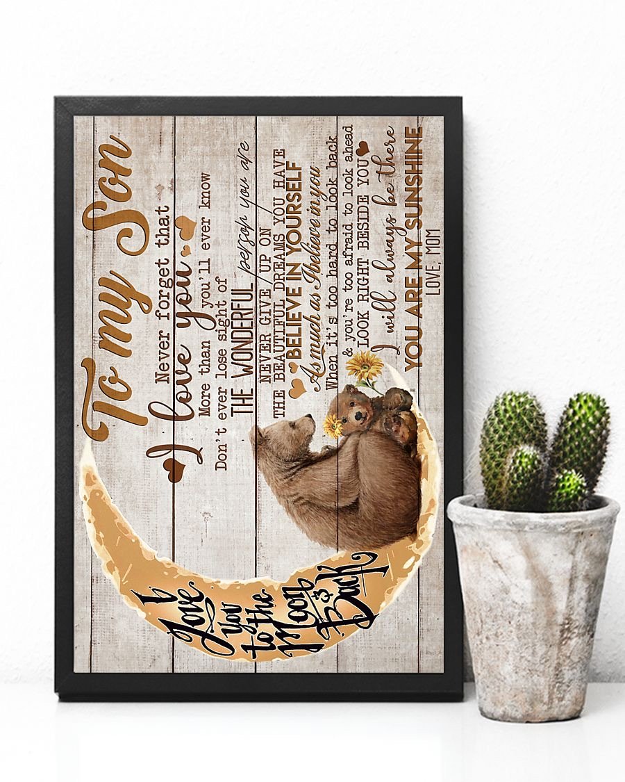To My Son Poster - Great Gifts For Your Son-A Loves Gift