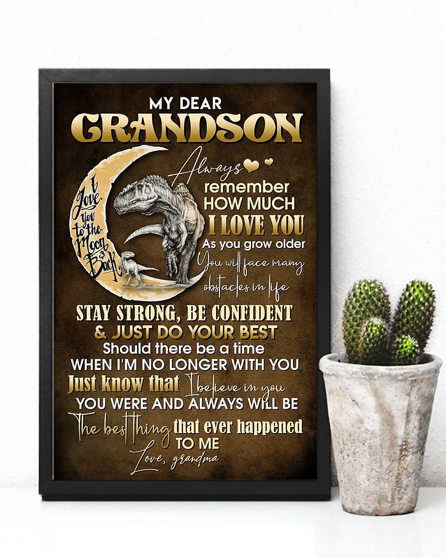 To My Grandson Poster-A Loves Gift