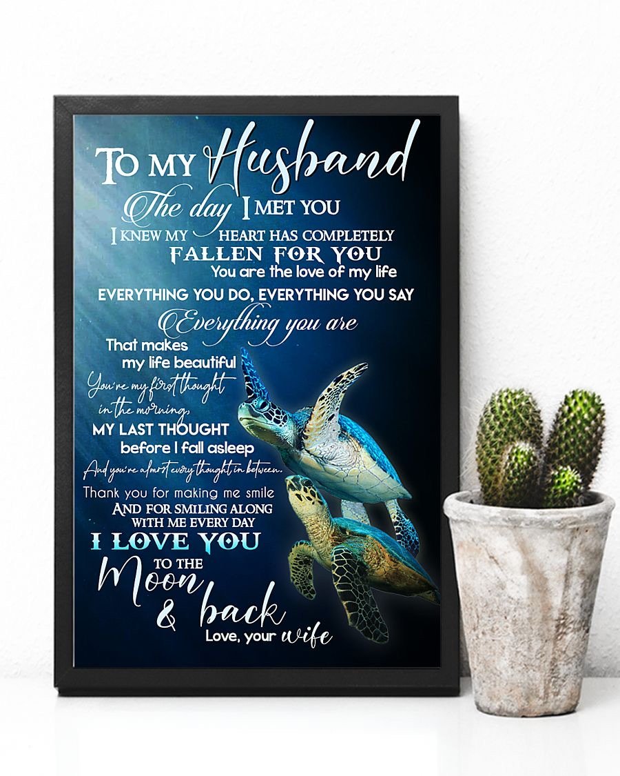 Perfect Gifts For Husband - To My Husband Poster-A Loves Gift