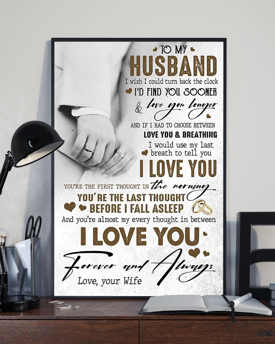 To My Husband  Poster-A Loves Gift