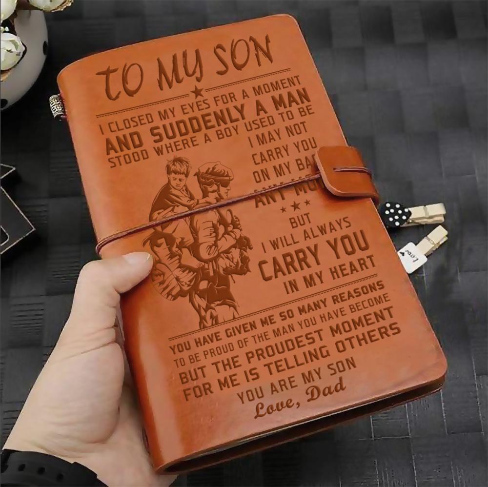 To My Son - Vintage Journal Notebook-A Loves Gift