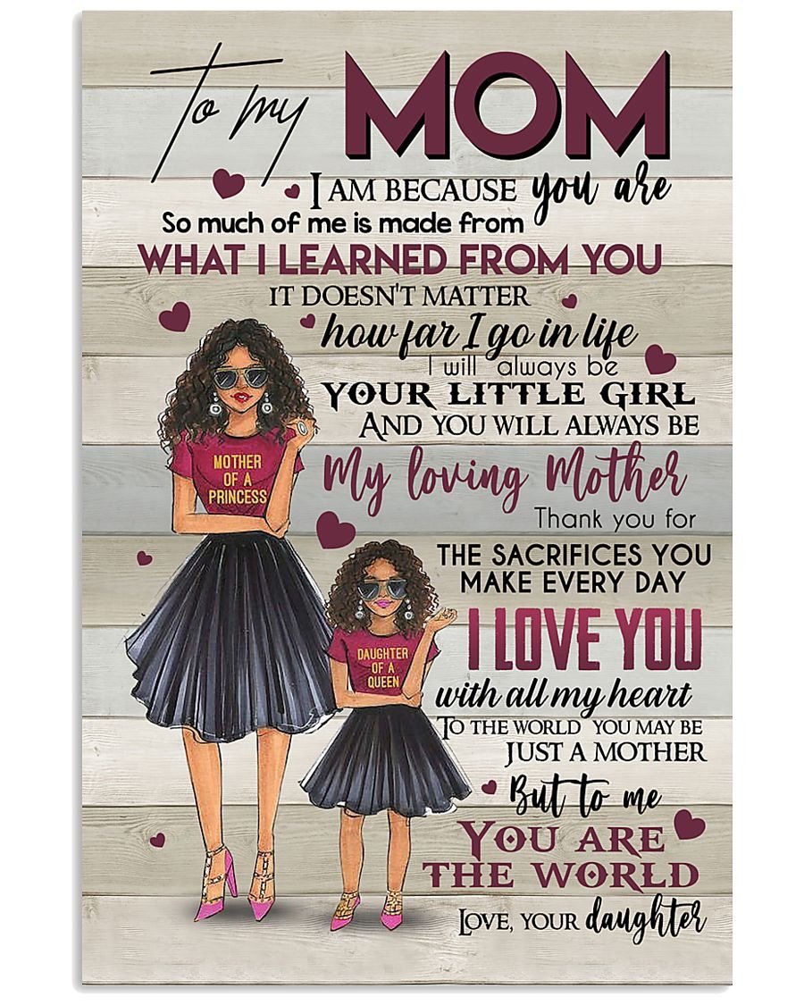 To My Mom Poster-A Loves Gift