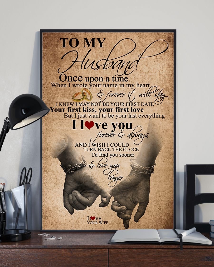 Perfect Gifts For Husband - To My Husband Poster-A Loves Gift