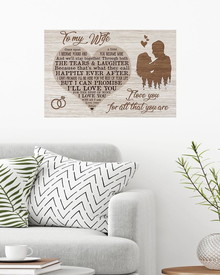 Perfect Gifts For Wife - To My Wife  Poster-A Loves Gift