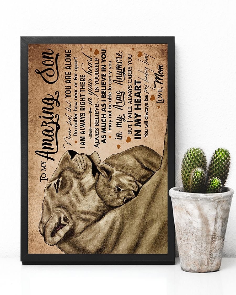 To My Son Poster - Great Gifts For Your Son-A Loves Gift