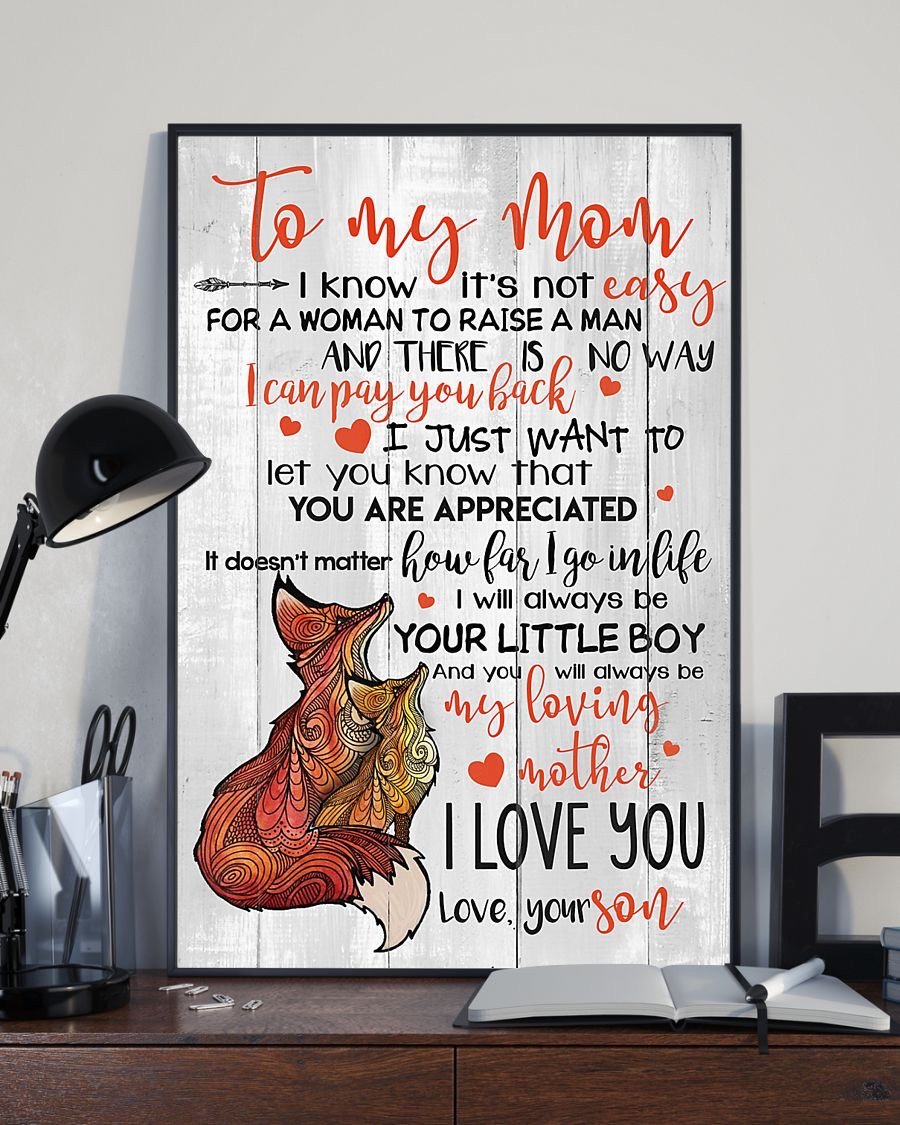 To My Mom Poster-A Loves Gift