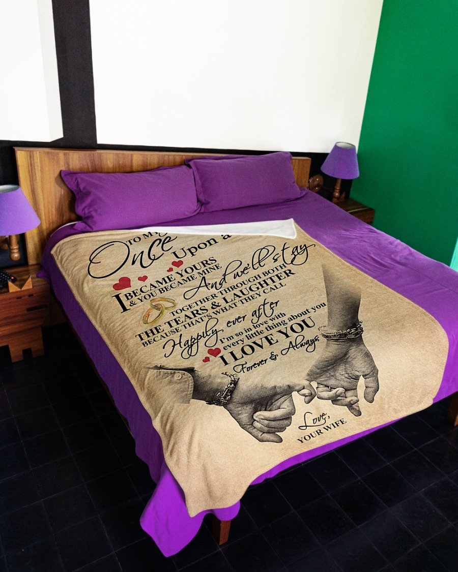 Fleece Blanket - To My Husband Fleece Blanket-A Loves Gift