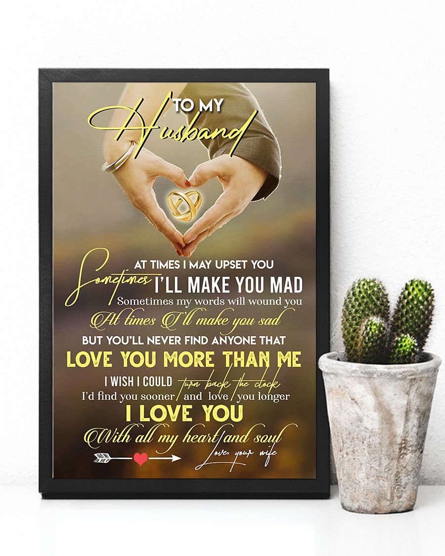 Perfect Gifts For Husband - To My Husband Poster-A Loves Gift