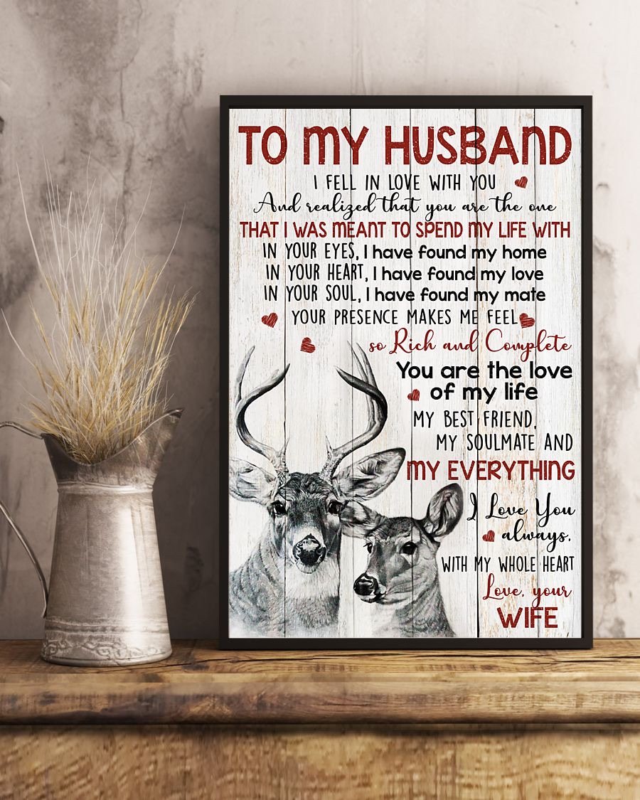 Perfect Gifts For Husband - To My Husband Poster-A Loves Gift