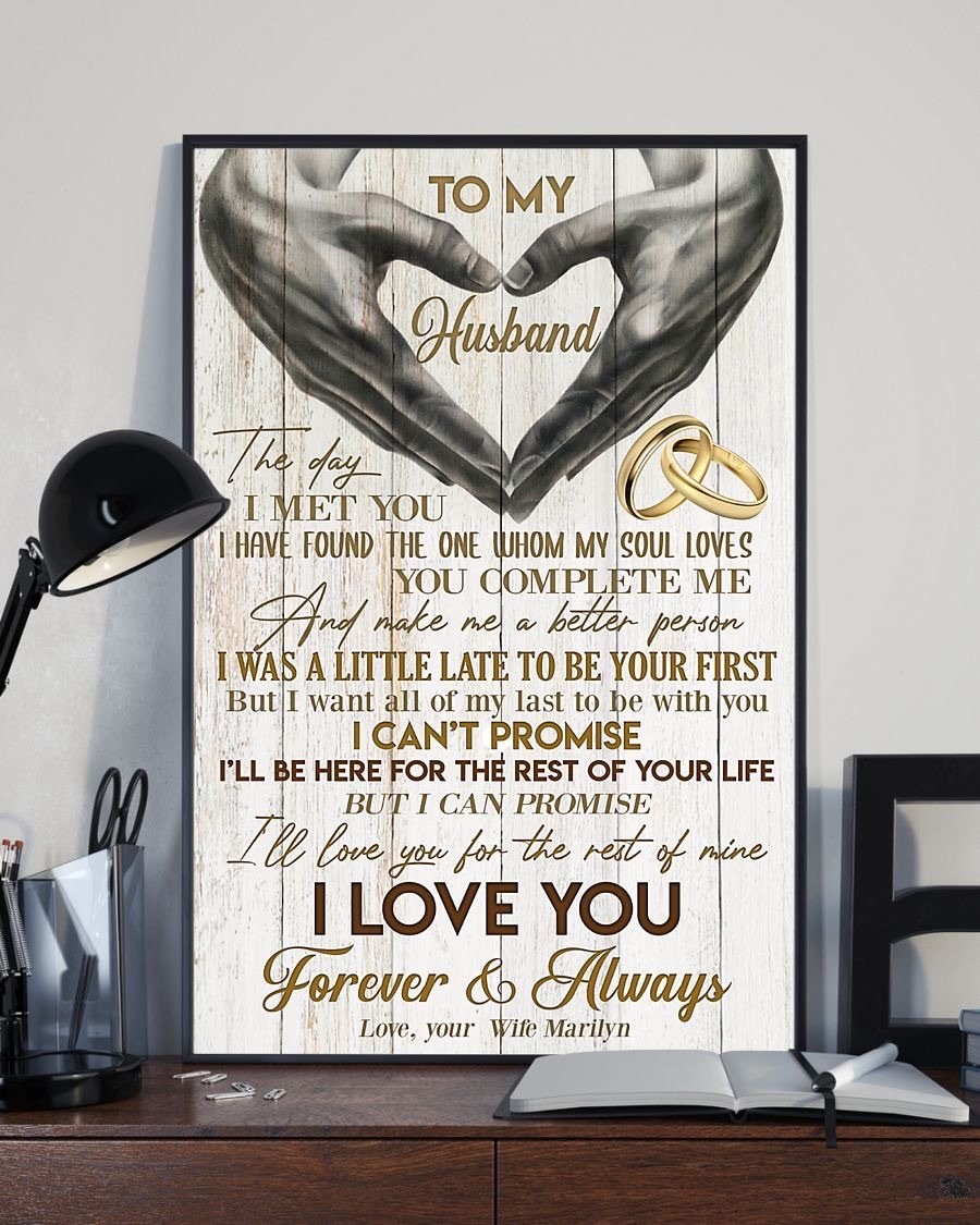 To My Husband  Poster-A Loves Gift