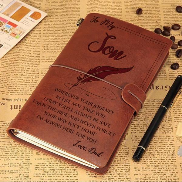 To My Son - Vintage Journal Notebook-A Loves Gift