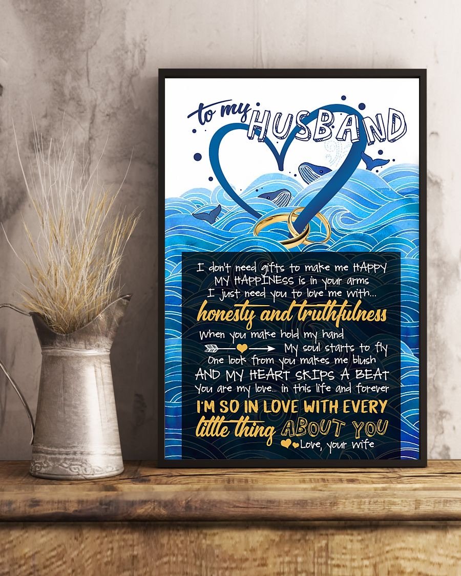 Perfect Gifts For Husband - To My Husband Poster-A Loves Gift